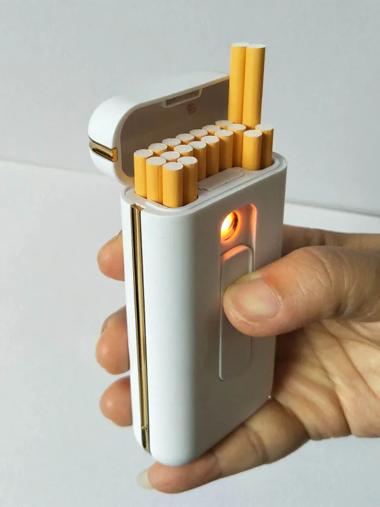 Usb-зажигалка, чехол для 20 сигарет, упаковка для сигарет диаметром 100 мм, диаметр 5 мм