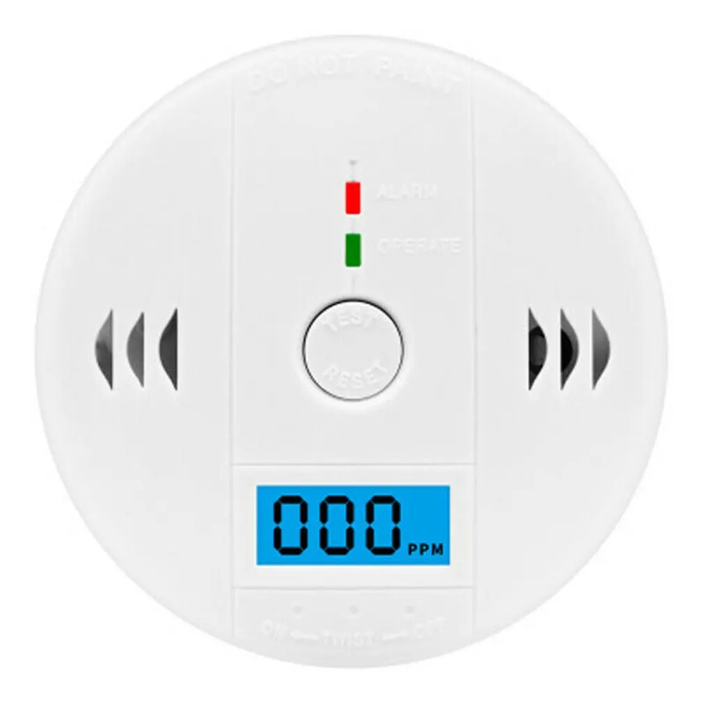 

LCD Carbon Monoxide Detector Alarm CO Gas Warning Sensor Alarm Monitor Tester Home Security Carbon Monoxide Smart Sensor