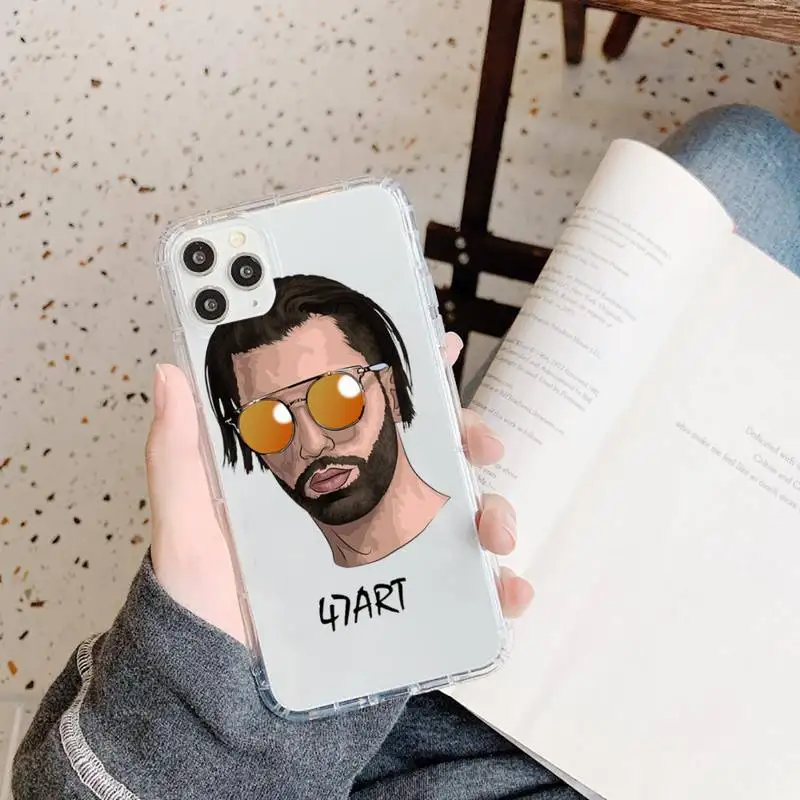 

PNL QLF fashion singer Phone Case Transparent for iPhone 11 12 mini pro XS MAX 8 7 6 6S Plus X 5S SE 2020 XR