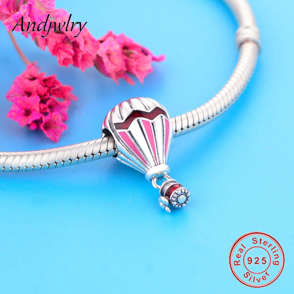 Аутентичные 925 пробы Серебряные Подвески подходят оригинальный шарм браслеты