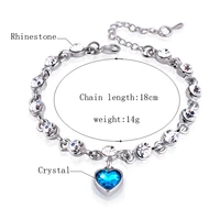 925 sterling silver fashion high quality crystal romantic love bracelet female light luxury exquisite simple 2021 trend bracelet