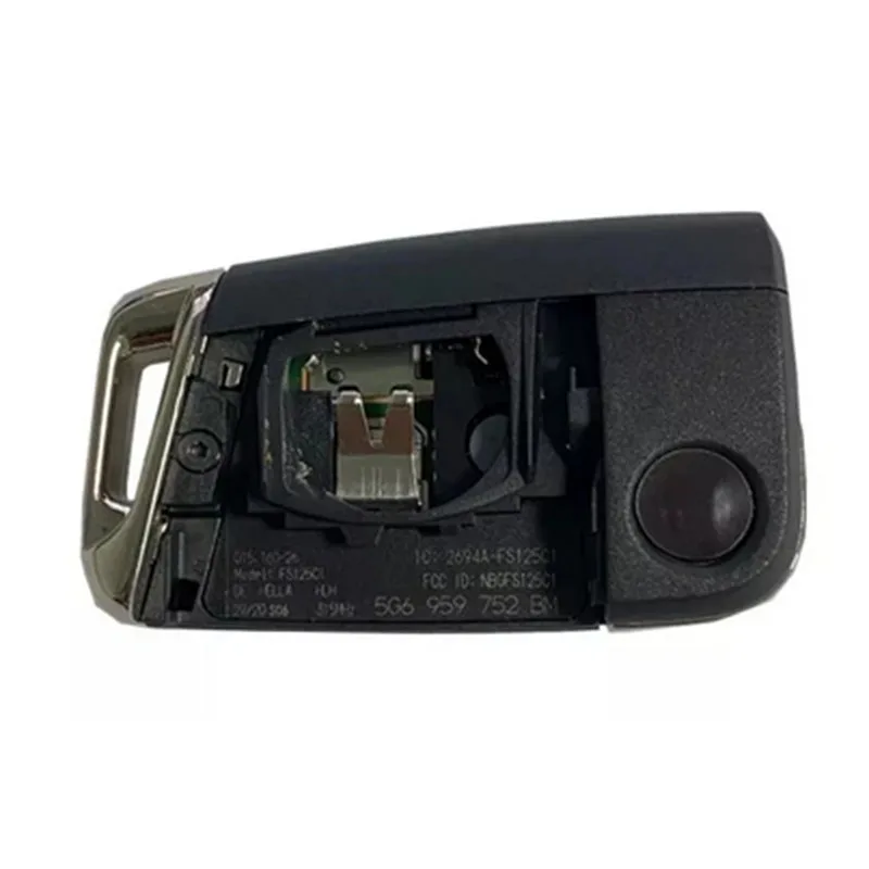 

DIYKEY MBQ 49 Chip Original 315MHz Flip Remote Key 4 Button for Volkswagen VW Prox Jetta 2020 P/N: 5G6 959 752 BM