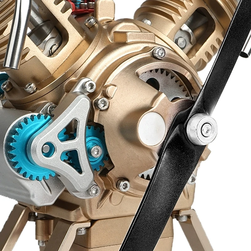Все металлические наборы Stirling engineall metal V2 двухцилиндровый автомобиль мини модель