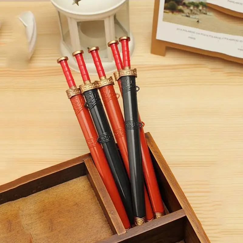 

1 Pieces Fine Gel Pen Creative Stationery Shang Fang Supplies Toy Pen Sword Ballpoint Cartoon Students Stationery Neutral P X6O1