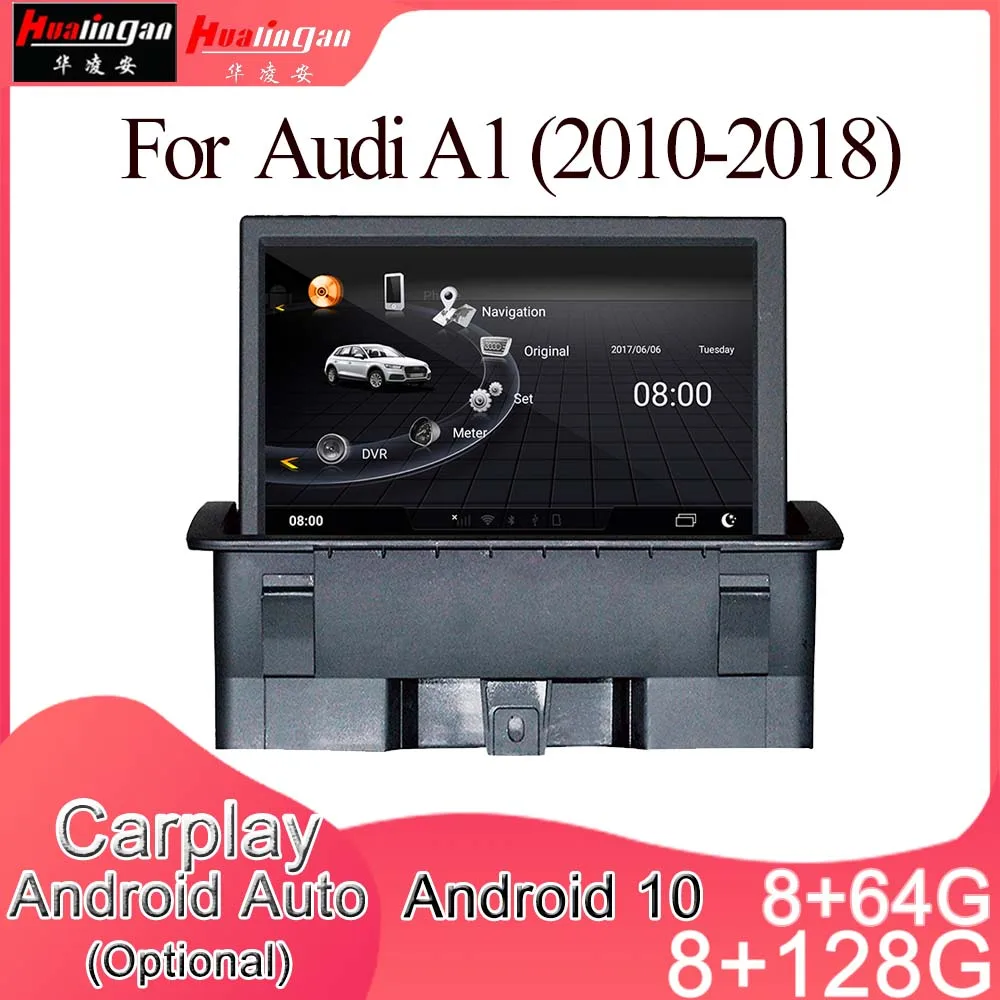 

Hualшань 7 "сенсорный экран Android Wifi GPS стерео Мультимедийный Автомобиль Bluetooth Навигация USB 4G беспроводной CarPlay для Audi A1 MMI 2G