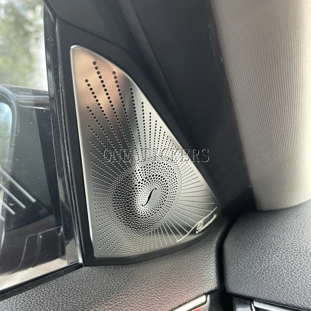 For Mercedes Benz E Class W212 2009-2015 Car Styling Accessories Door Window A Pillar Triangle Tweeter Audio Speaker Cover Trim |