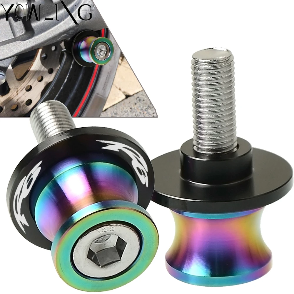 

M6 Swingarm Stand Screws Motorcycle Swing Arm Spools Sliders bobbins FOR YZF R6 YZF-R6 2001 2002 2003 2004 2005 2006-2018