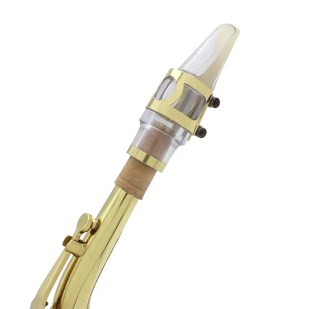 Professional Alto Saxophone Mouthpiece For Sax Playing Music Transparent Golden Rim Parts | Спорт и развлечения