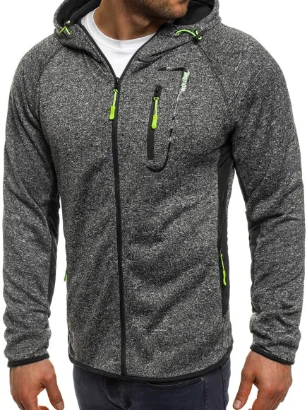 Man New Hot Sale Hoodies Men's Streetwear Cardigan Hoodie Coat | Мужская одежда