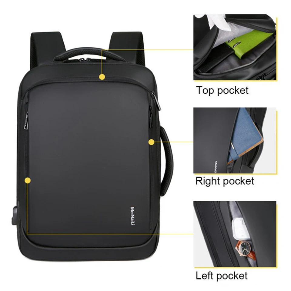 PUIMENTIUA рюкзак для ноутбука мужские рюкзаки бизнес ноутбук Mochila водонепроницаемый