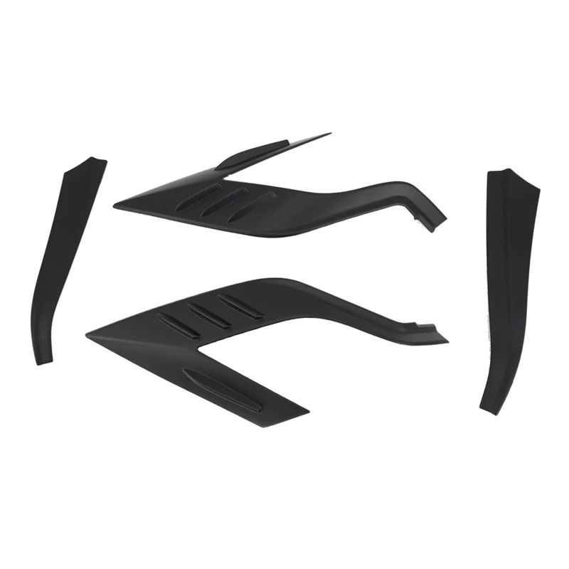 4Pcs Car Tail Rear Lamps Trim Ring Covers Decoration Stickers for Toyota Rav4 2019 2020 Car-Styling Accessories Black | Автомобили и