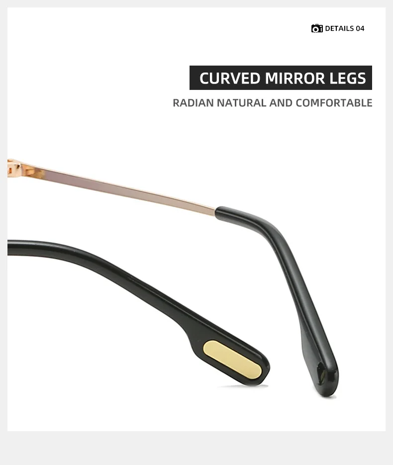 

JackJad Fashion Cool Unique Rimless Style Spikes Rivets Sunglasses Vintage Women Brand Design Sun Glasses Oculos De Sol 2A290