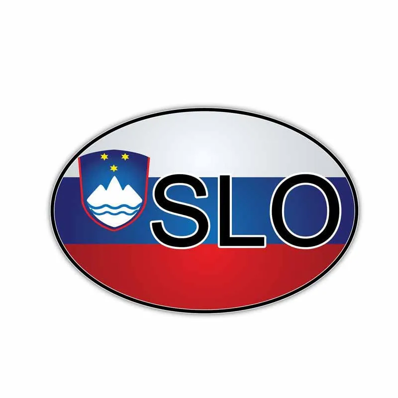 

Personalized Car Sticker Slovenia Flag Country Code Body Window PVC Decal