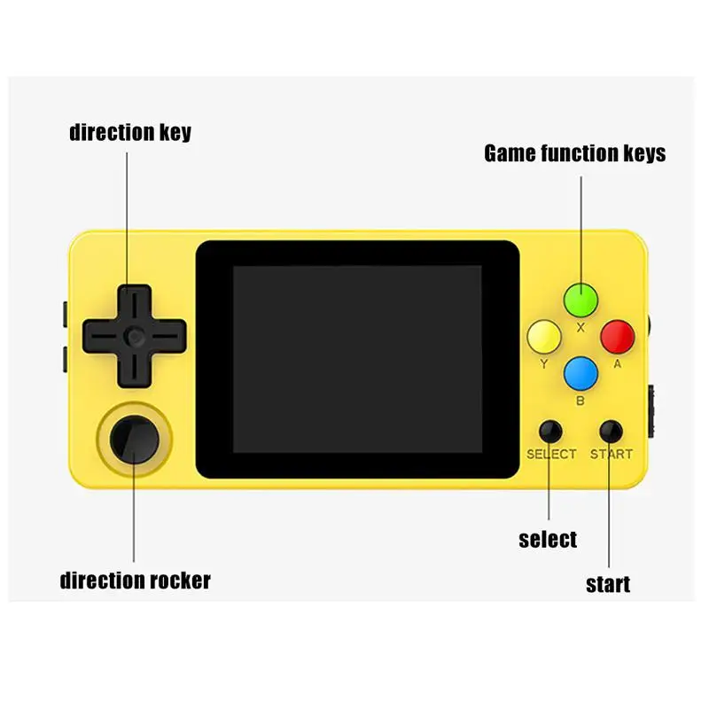 Kuulee LDK игровая консоль Ландшафтная игра 2 6 дюймов мини Детская Ретро видео плеер