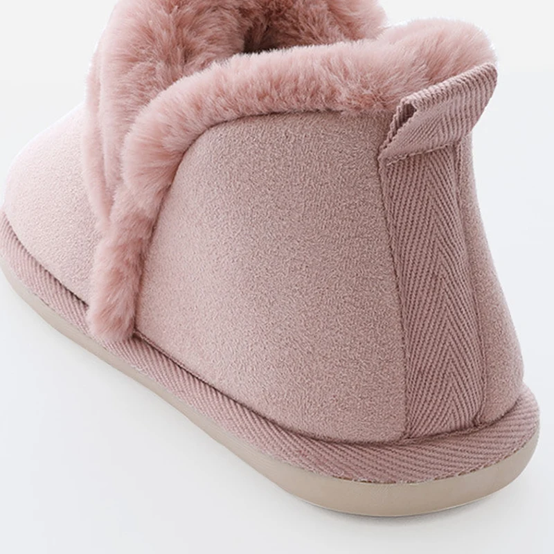 Новинка 2020 женские тапочки для пар зимние теплые спальни нескользящая