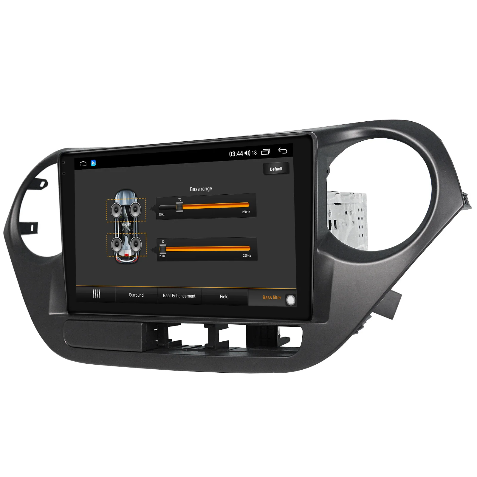 저렴한 9 인치 자동차 라디오 안 드 로이드 10 중앙 멀티미디어 플레이어 GPS 네비게이션 무선 Carplay 블루투스 4G 현대 I10 2014-2017