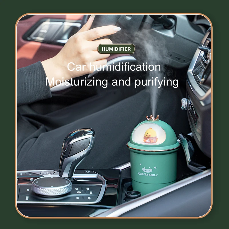 Увлажнитель воздуха для маленького автомобиля домашний очиститель тумана милая