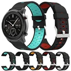 Ремешок силиконовый для смарт-часов Huami Amazfit GTR 42 мм Amazfit BIP, сменный спортивный Воздухопроницаемый браслет для наручных часов, 20 мм