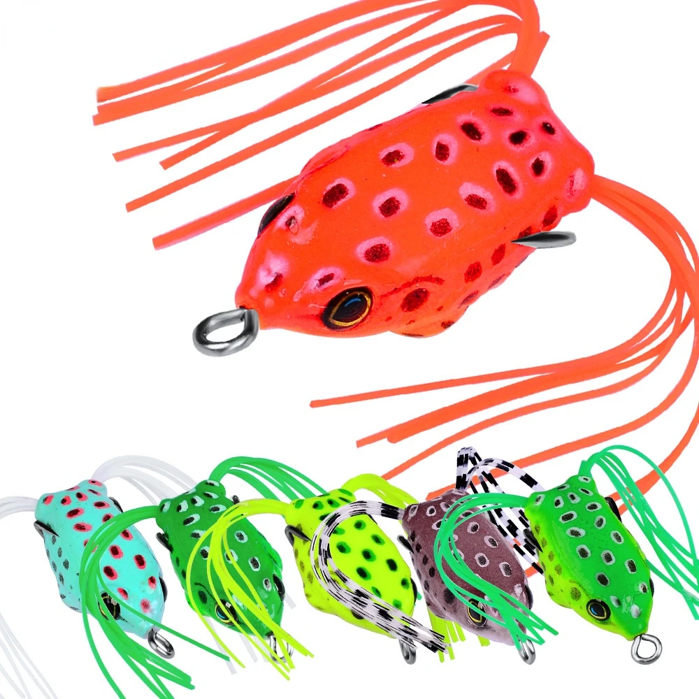 

4.1cm 4.5g Thunder Frog Bait for Snakehead Realistic Swimming Artificial Artificial Bait Plastic Top Wate Swim Bait