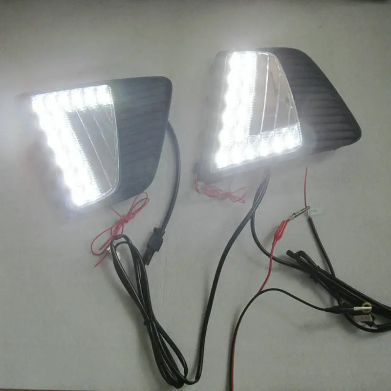 Для Hyundai ix25 Creta 2014 2015 2016 вождения DRL дневные ходовые огни светильник