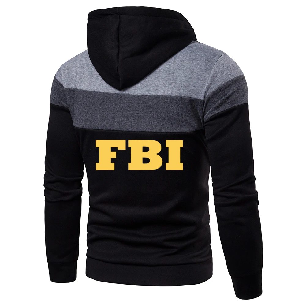 Мужская Новая весенне-осенняя модель FBI 2021 свитшоты с длинным рукавом и вышивкой