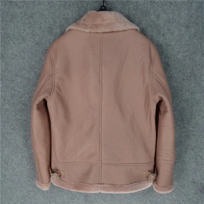 YR!. Новая женская куртка из натуральной кожи. Зимнее пальто из овчины. Jexxi высокое качество. Толстая теплая короткая куртка