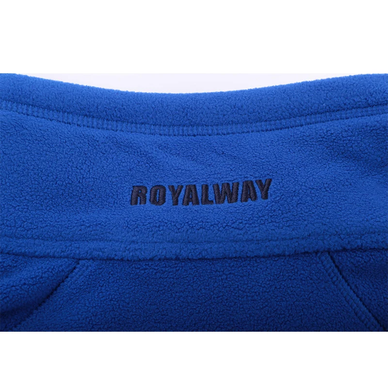 ROYALWAY Мужская Утепленная флисовая мягкая куртка уличная спортивная зимняя для