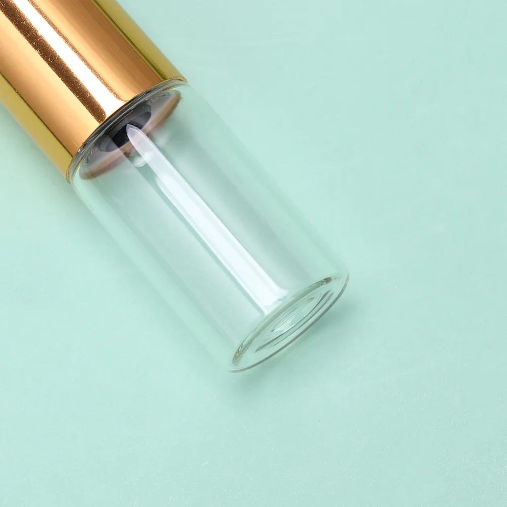 

20pcs 3ml Essential Oil Roller Bottle Empty Glass Bottle with Rolling Bead for Smear Perfume(Golden Lid)