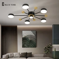 acrylic ceiling light 5 arms 6 arms ceiling lamp for living room dining room bedroom kitchen study modern led lighting fixtures