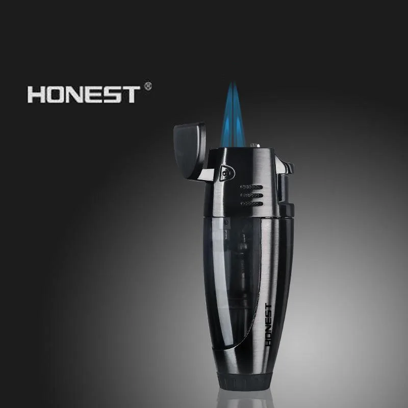 Честная зажигалка с распылителем сигар/труб Бутановая газовая надувная