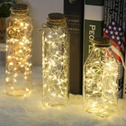 Рождесветильник гирлянда 2 м, медная гирлянда, Декоративная гирлянда для дома, свадьбы, питание от батареи