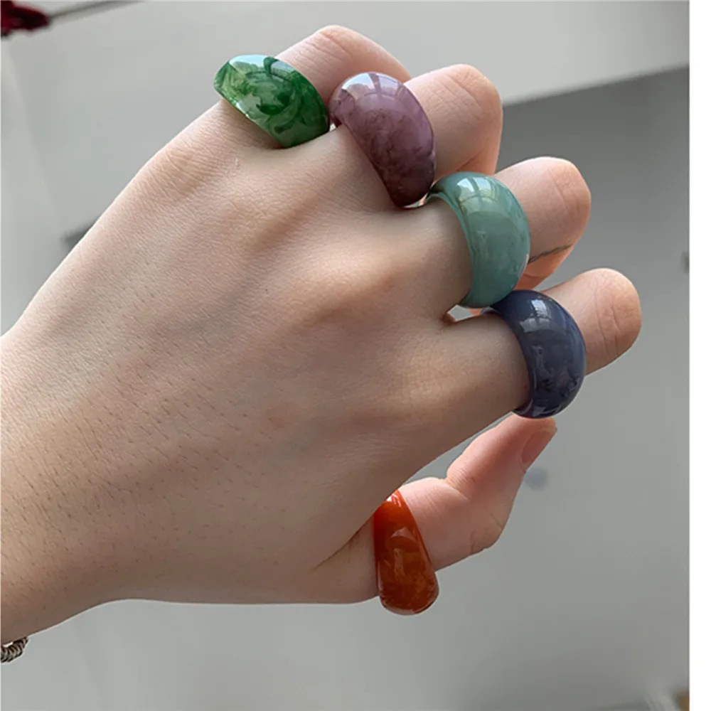 FFLACELL 2020 Летняя мода акриловые геометрические нестандартные стеклянные шарики