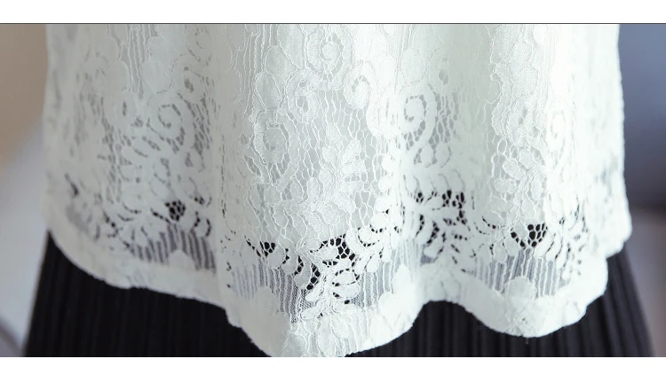 

Lace Shirt Women's Blouse 2020 Autumn New Bell Sleeve Fashion Style Long-Sleeved Blusas Femininas Elegante Bottoming Shirt 910H