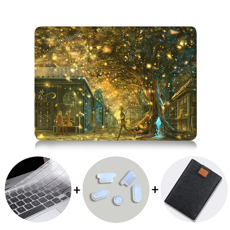 MTT чехол для ноутбука Macbook Air 11 13 дюймов чехол для Apple Mac book Pro retina 12 13,3 15 16 с сенсорной панелью A1706 A1989 A1932 - Цвет: MB17