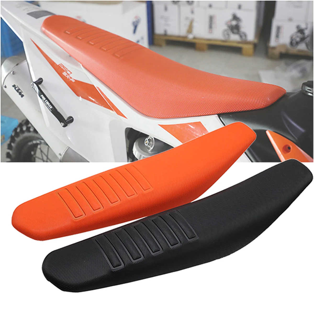 

Подушка на сиденье мотоцикла, Нескользящие сиденья с алмазным рисунком для KTM SX SXF XC XCF EXC EXCF 125 250 300 450