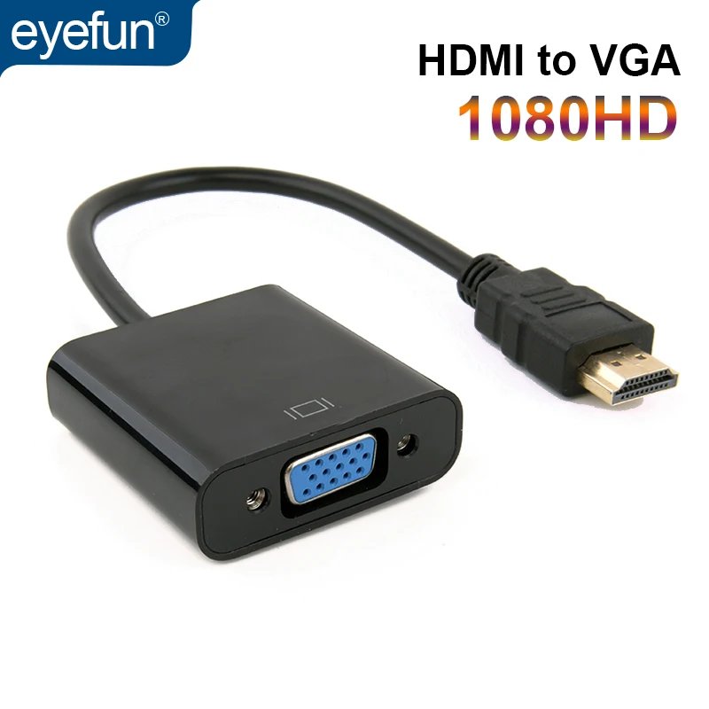 Eyefun hdmi видео удлинитель Hdmi в vga конвертер аудио и адаптер кабель 1080P телеприставка