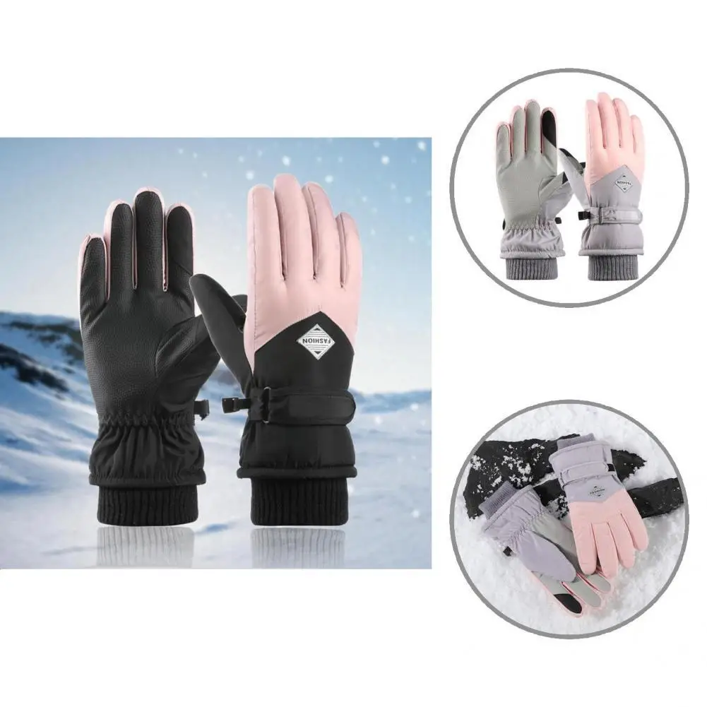 

1 Pair Snowboard Mittens Durable Practical Wind Proof Women Fashion Accessory Winter Gloves Mittens Ski Gloves