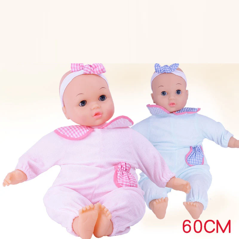 Кукла новорожденная мягкая 60 см для мальчиков и девочек|Куклы| |