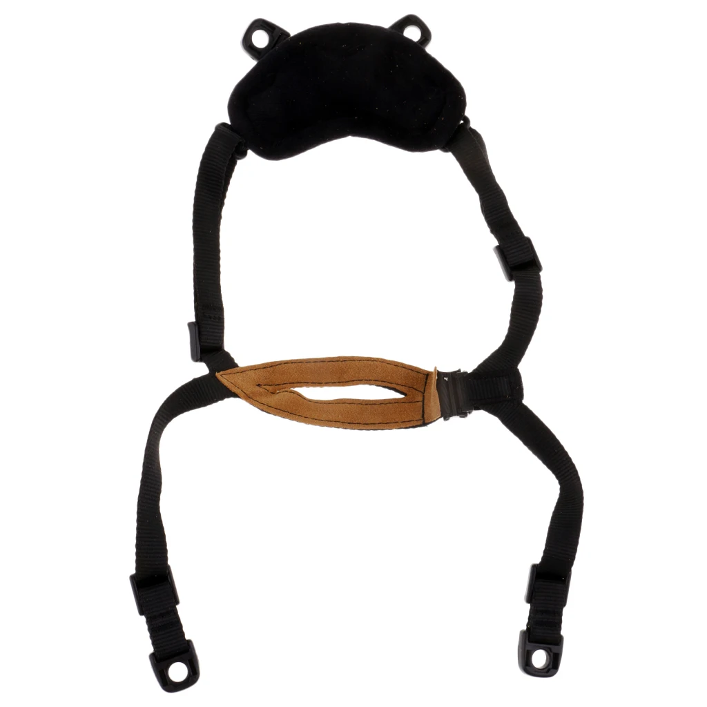 

Helmet Chin Strap Fast ACH MICH Helmet Stable System Black / Tan