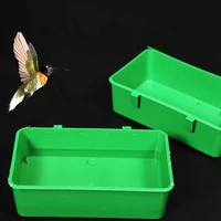 2pcs parrot bathing tub brid washing box pet bird bathtub green bird cage supplies accessories
