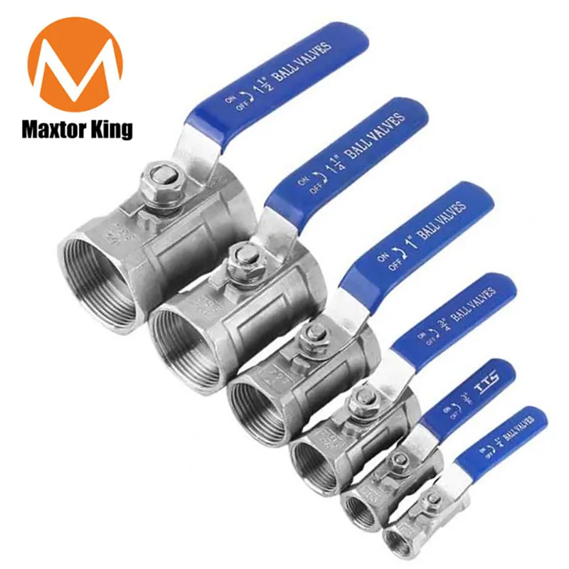 MK 1 шт. шаровой клапан с внутренней резьбой из нержавеющей стали 304 санитарный 1/4 3/8