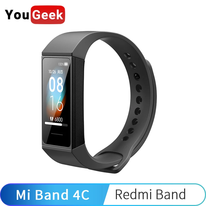 Смарт браслет Xiaomi Redmi Band фитнес 1 08 &quot 4 цвета сенсорный экран отслеживание сна