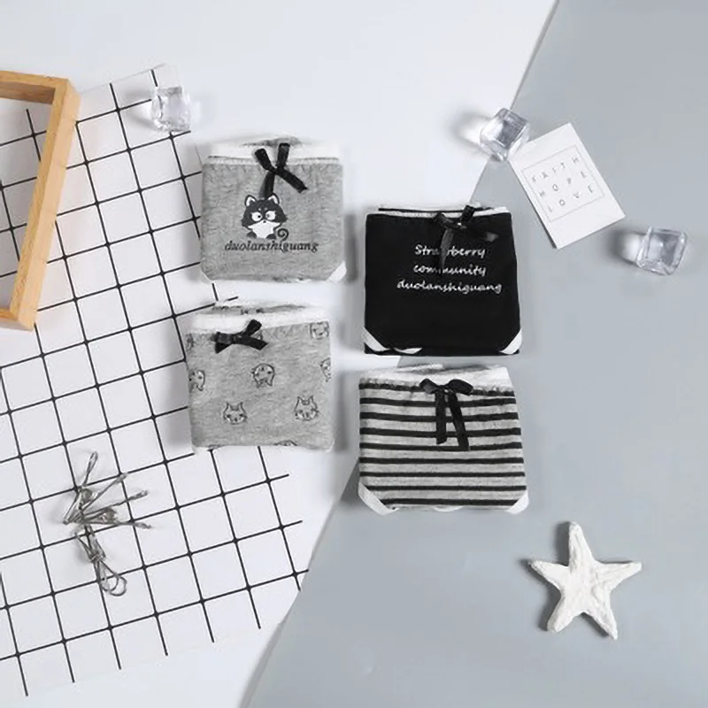 3 шт./компл. Для женщин комплект нижнего белья трусики комфорт Нижнее белье