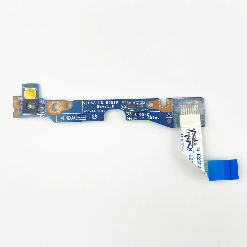 Для Lenovo S300 S310 S400 S405 S410 S415 S40-70 плата кнопки питания ноутбука с кабельным