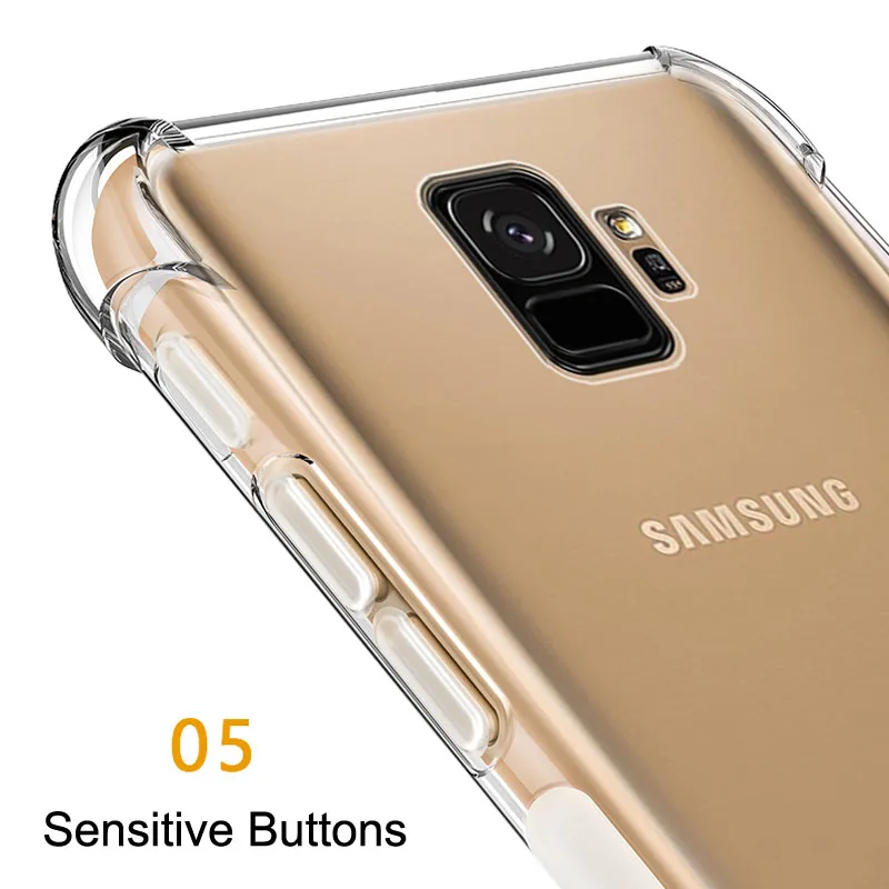 Противоударная подушка безопасности Чехол для samsung Galaxy A10 A20 A30 A40 A50 A60 A70 A80 A90 M10 M20 M30 A40s M40 A205 A305 Мягкий силиконовый чехол
