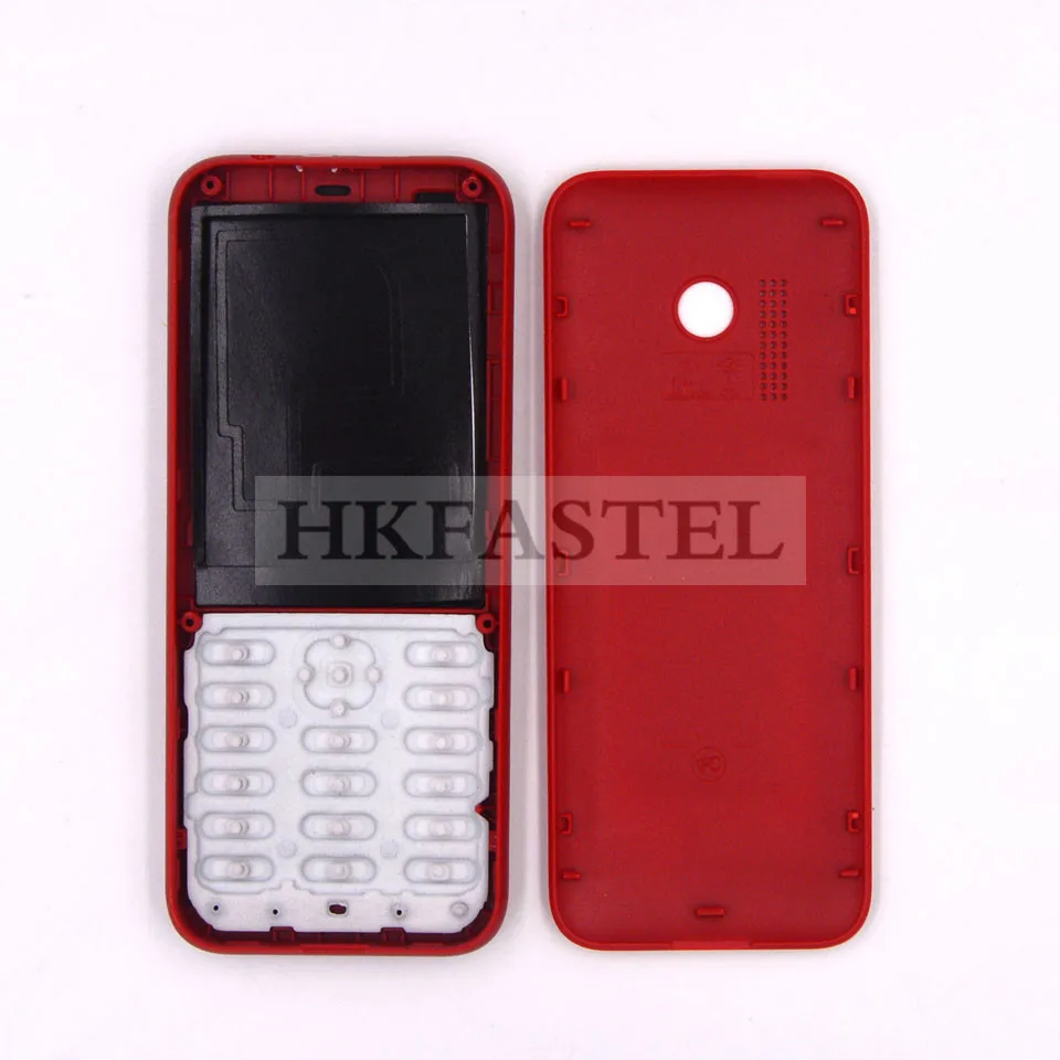 HKFASTEL высококачественный корпус клавиатуры для Nokia 215 Dual SIM Полный Мобильный телефон чехол с клавиатурой