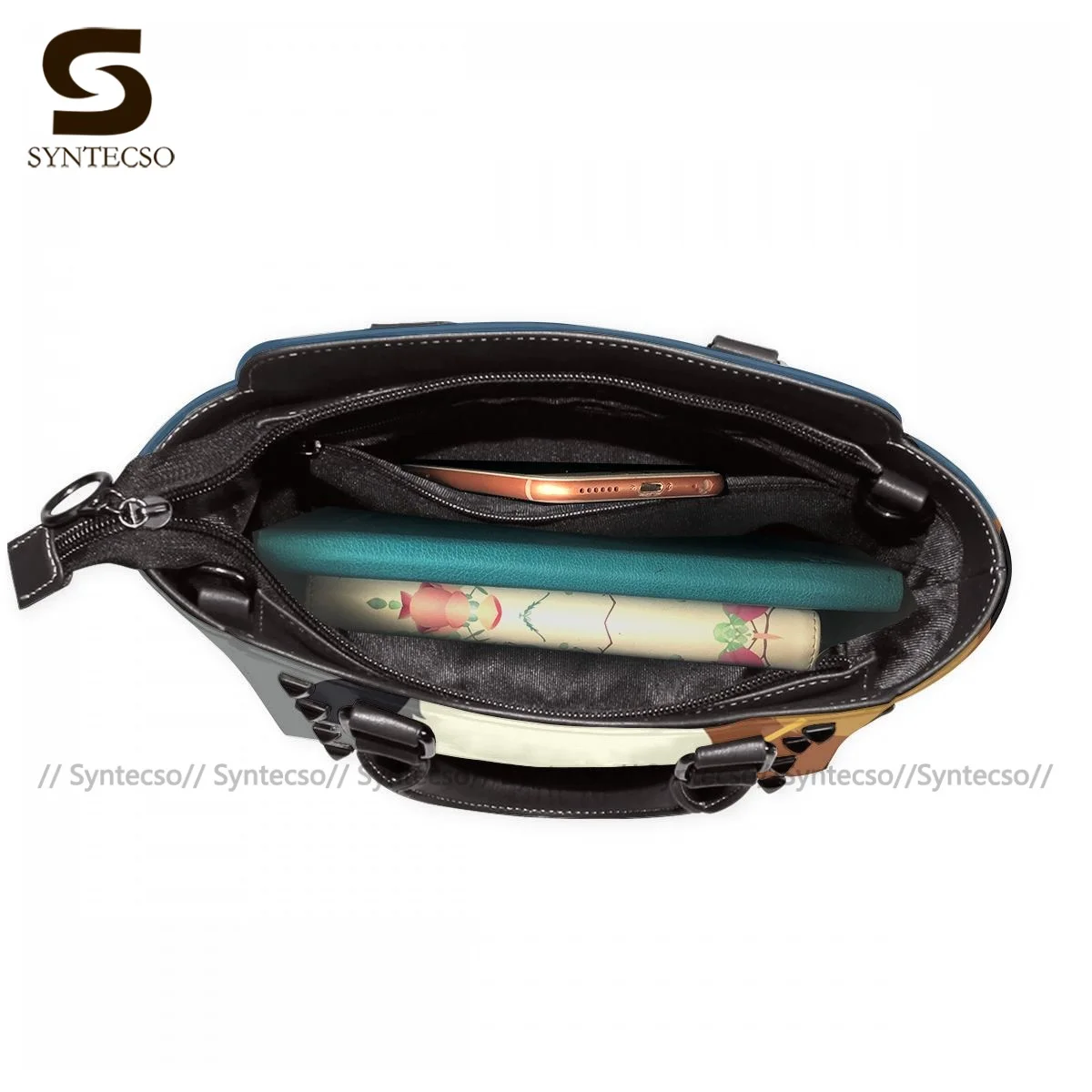 

Cocker Shoulder Bag Travel Female Handbag Gifts Reusable Leather Bags