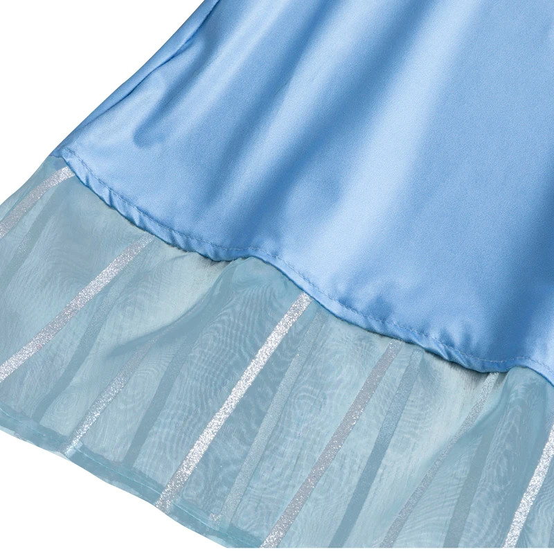 Платье Снежной Королевы для косплея платье Эльзы девочек платья принцессы