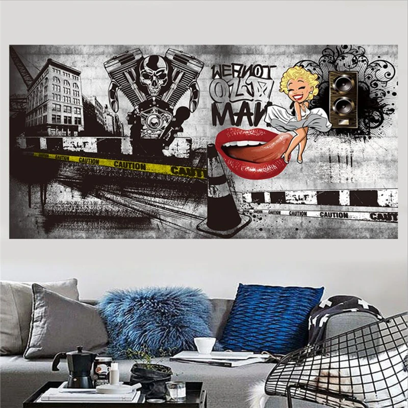 

New Trend Hanging Cloth Ins Anchor Live Background Rock Elk Girl Bedroom Decoration Tapestry