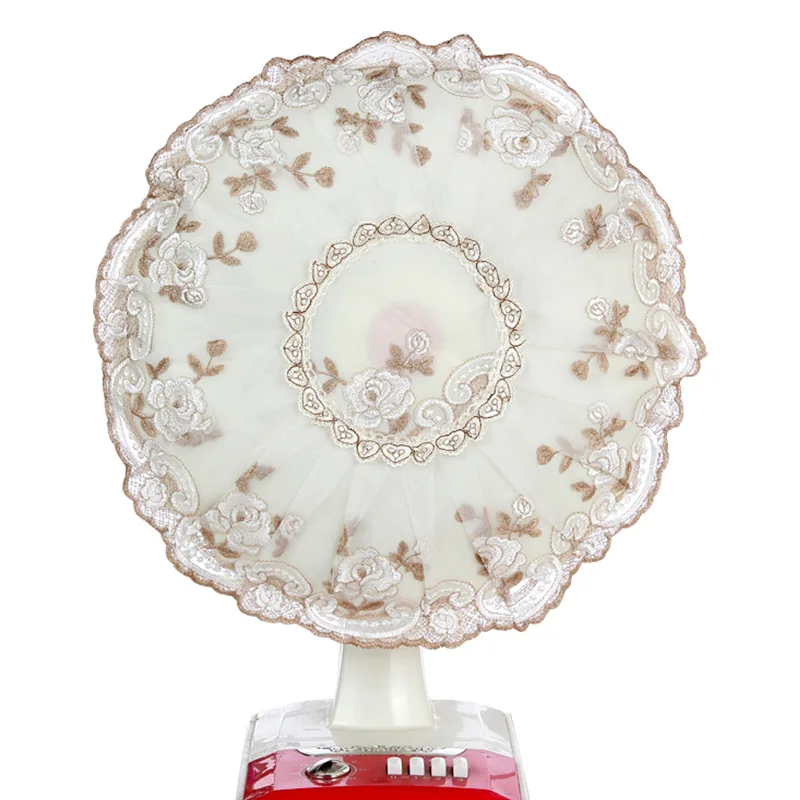 

Round Stand Electric Fan Covers Dust Protector Design Electric Fan Covers Small Fresh Housse Ventilateur Home Supplies DM50EFC
